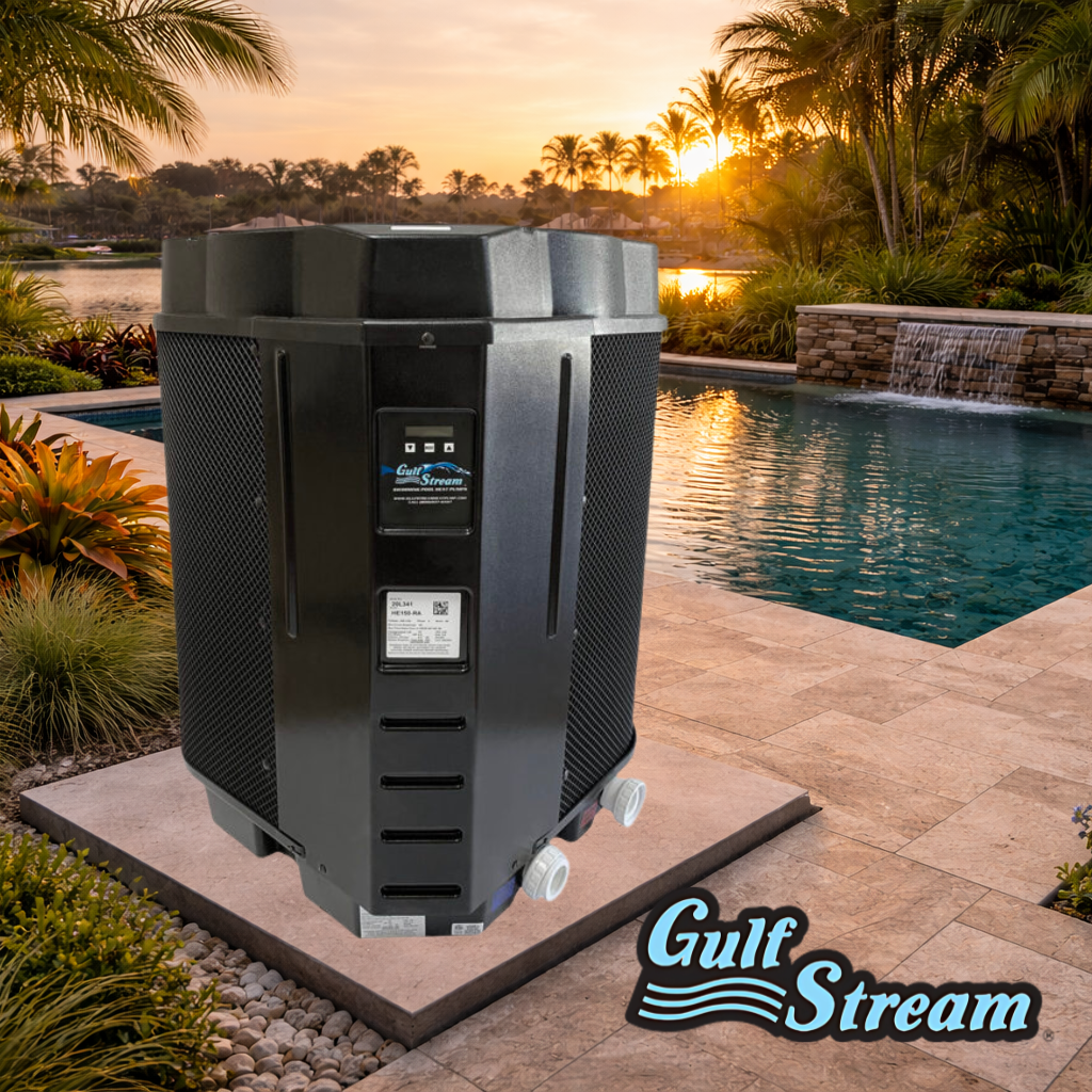 Gulfstream HE125TA Heat & Cool Pool Heat Pump – 125k BTU Pool Heater Chiller