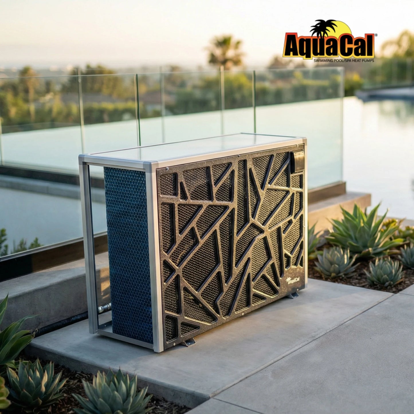 AquaCal TropiCal T100 Inverter Pool Heat Pump | 108k BTU Pool Heater